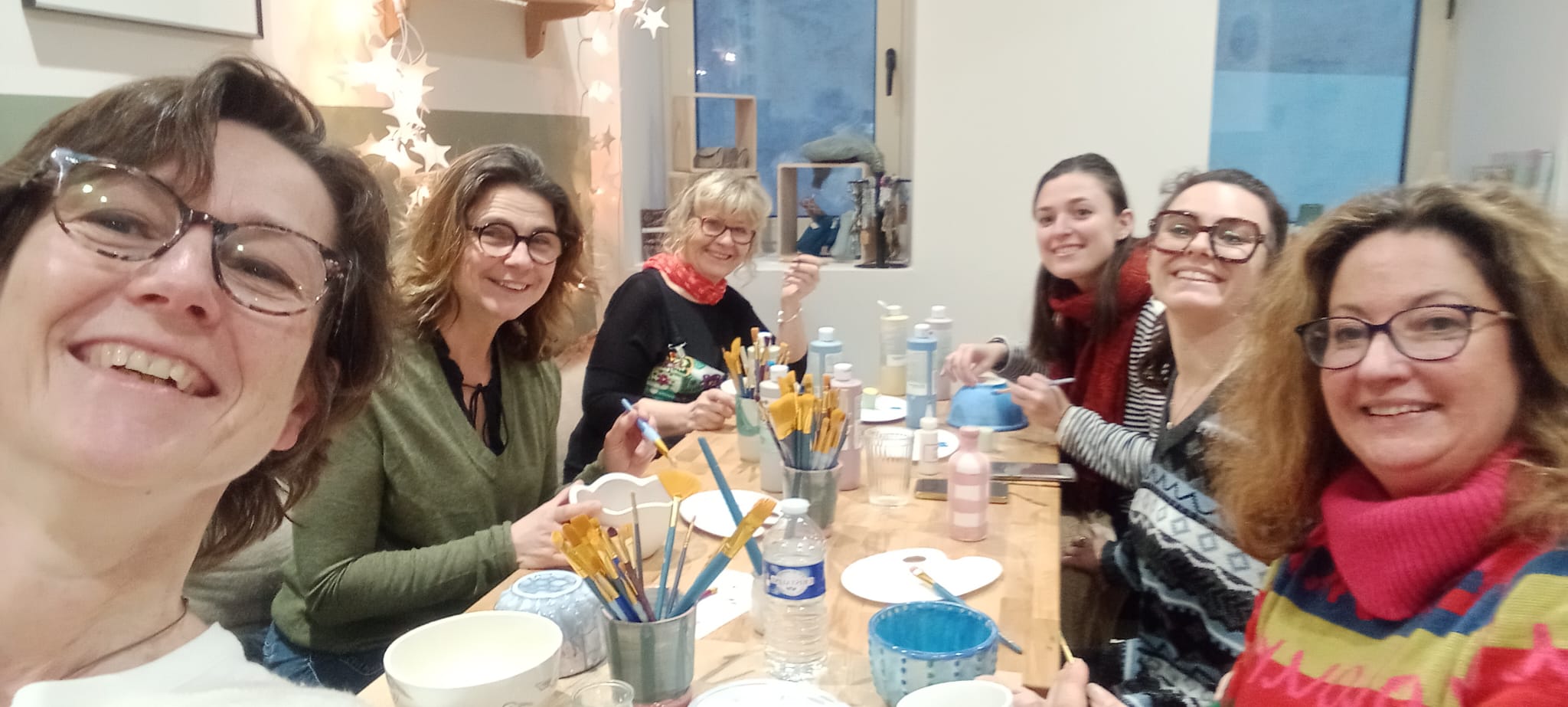 Privatisation pour une session peinture sur céramique